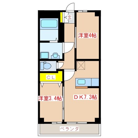 ＲｉｖｉｅｒｅＣｉｔｙＭ２４の物件間取画像